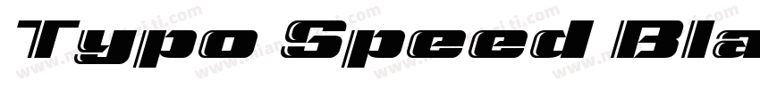 Typo Speed Black Dem字体转换